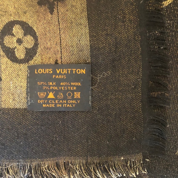 Louis Vuitton monogram shine shawl/wrap - Picture 4 of 7